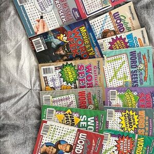 Variety Pack of Word Search Puzzle Books